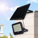 KCD-Projecteur commercial blanc chaud pour jardin, éclairage extérieur à haute luminosité 60w 200w, projecteur solaire à LED IP67 avec télécommande